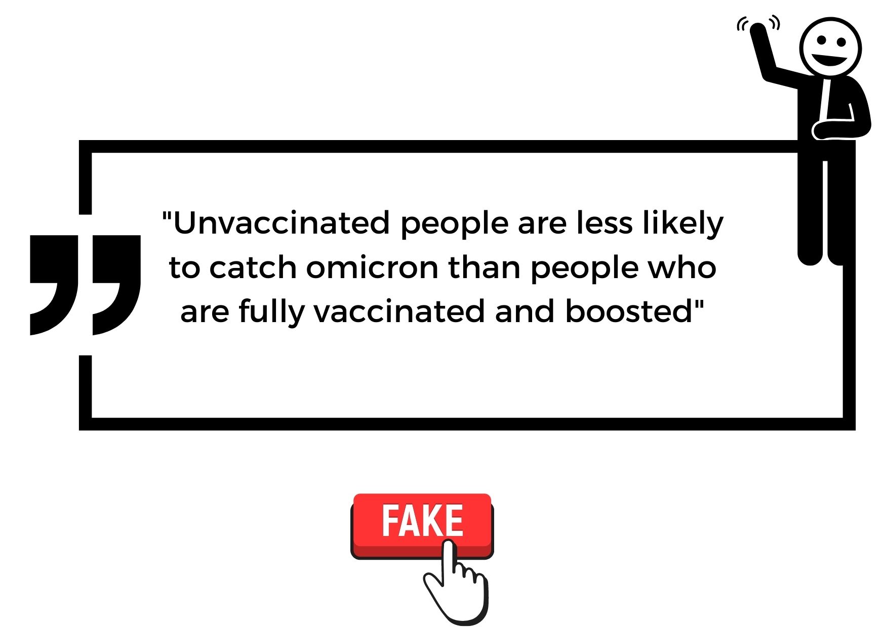False: Unvaccinated People Are Less Likely To Catch Omicron Than Fully Vaccinated And Boosted