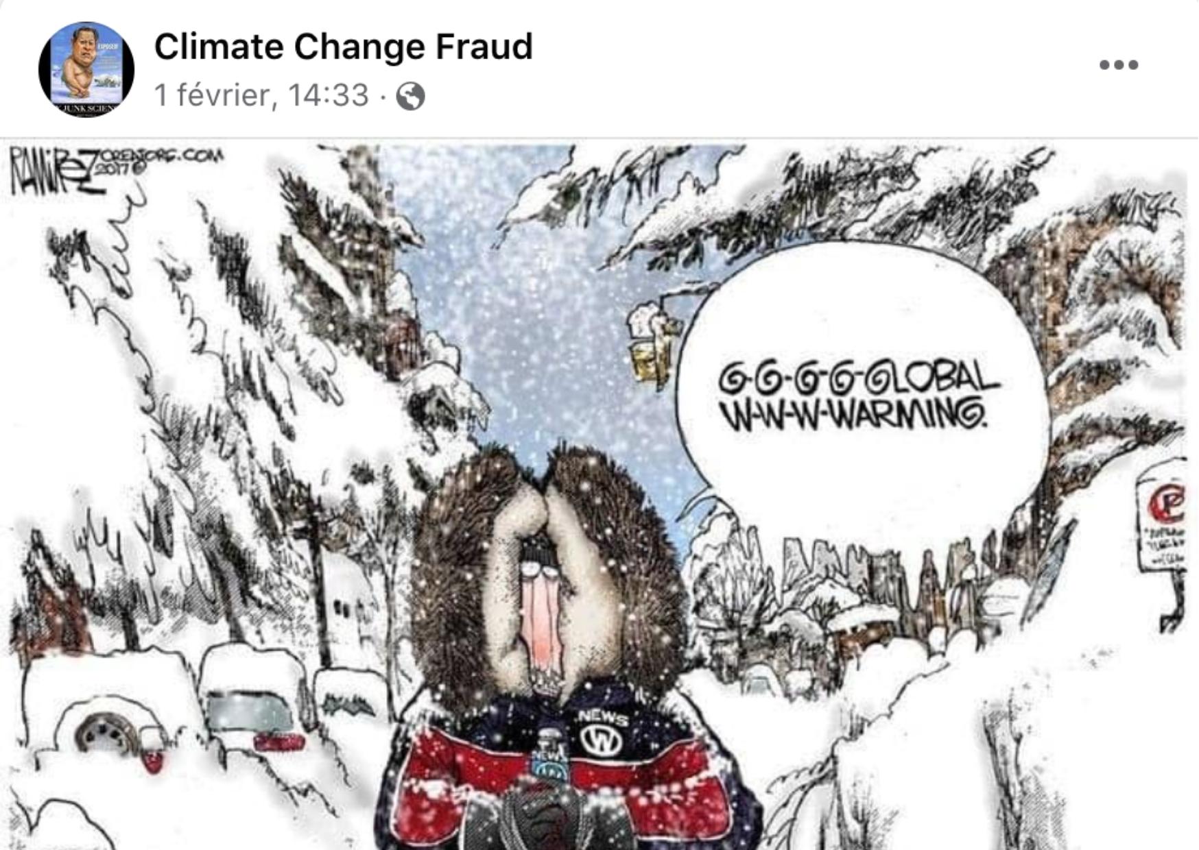 Climate change hoax
